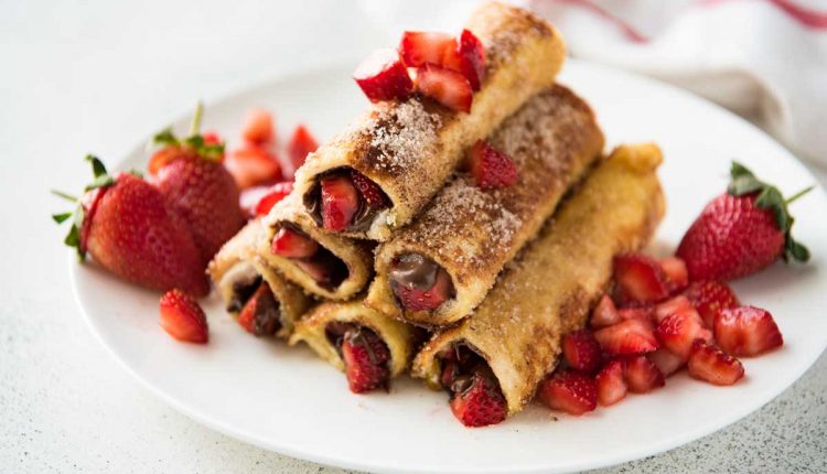 Strawberry-Nutella-French-Toast-Roll-Ups