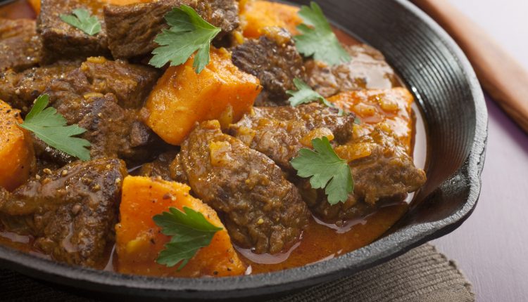 Stew Beef Tagine with Sweet Potato
